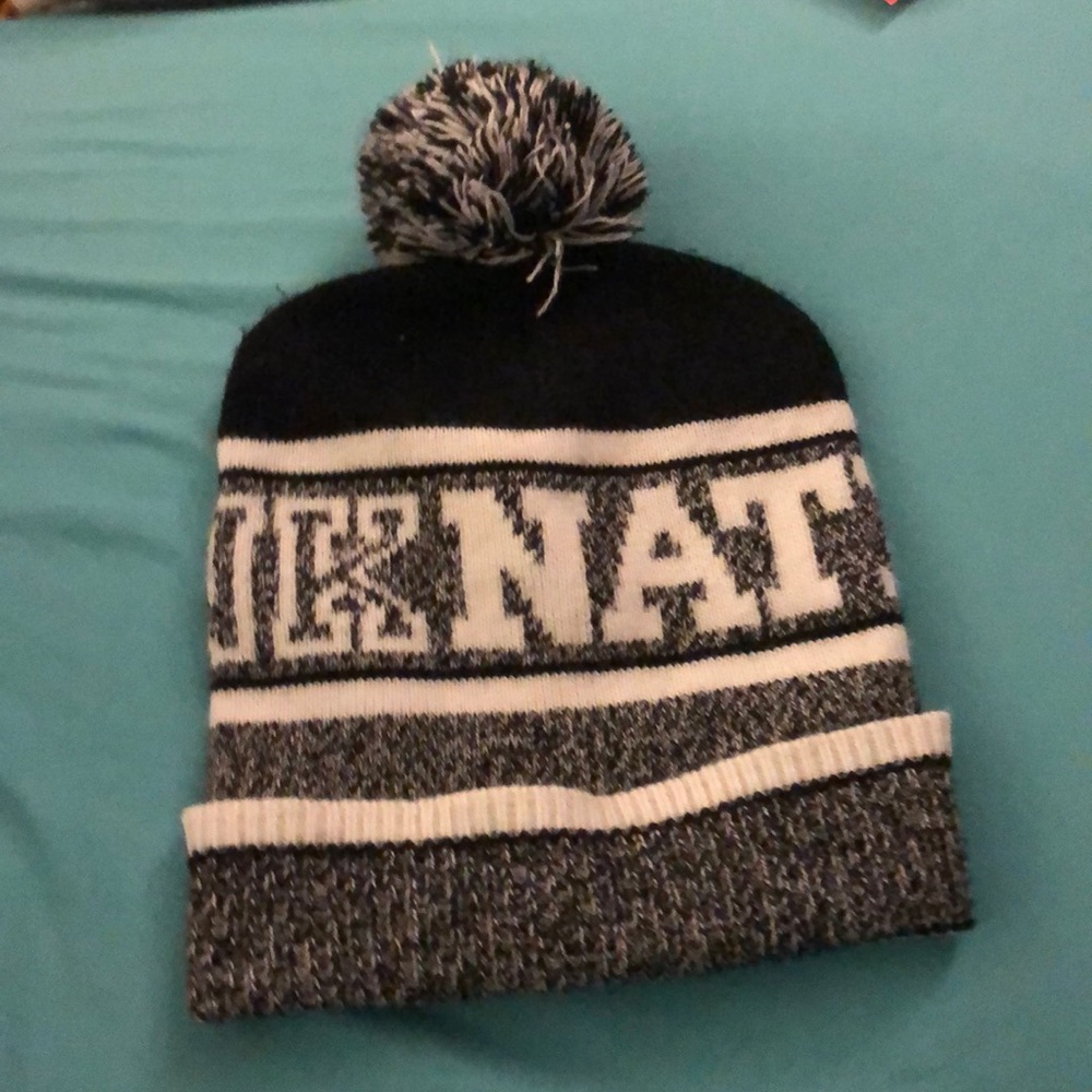A Victoria secret pink beanie
